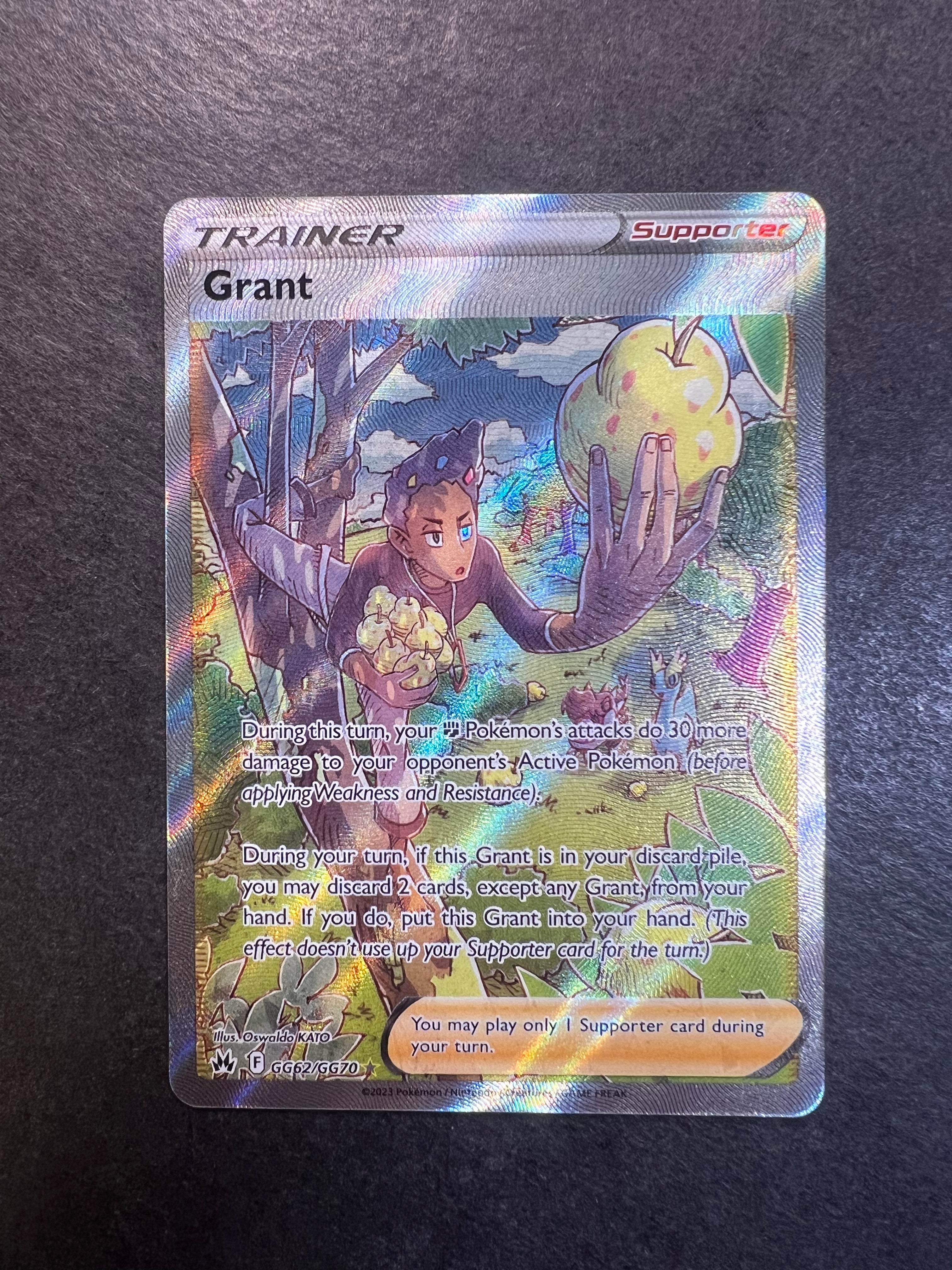 grant pokemon card Grant - GG62/GG70 Full Art Ultra Rare Trainer