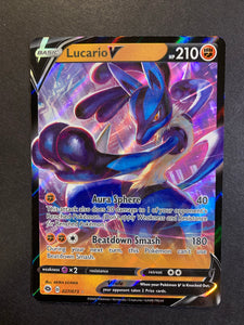Lucario V - 027/073 Ultra Rare - Champion's Path JAB Games13 Lucario V - 027/073 Ultra Rare - Champion's Path JAB Games13