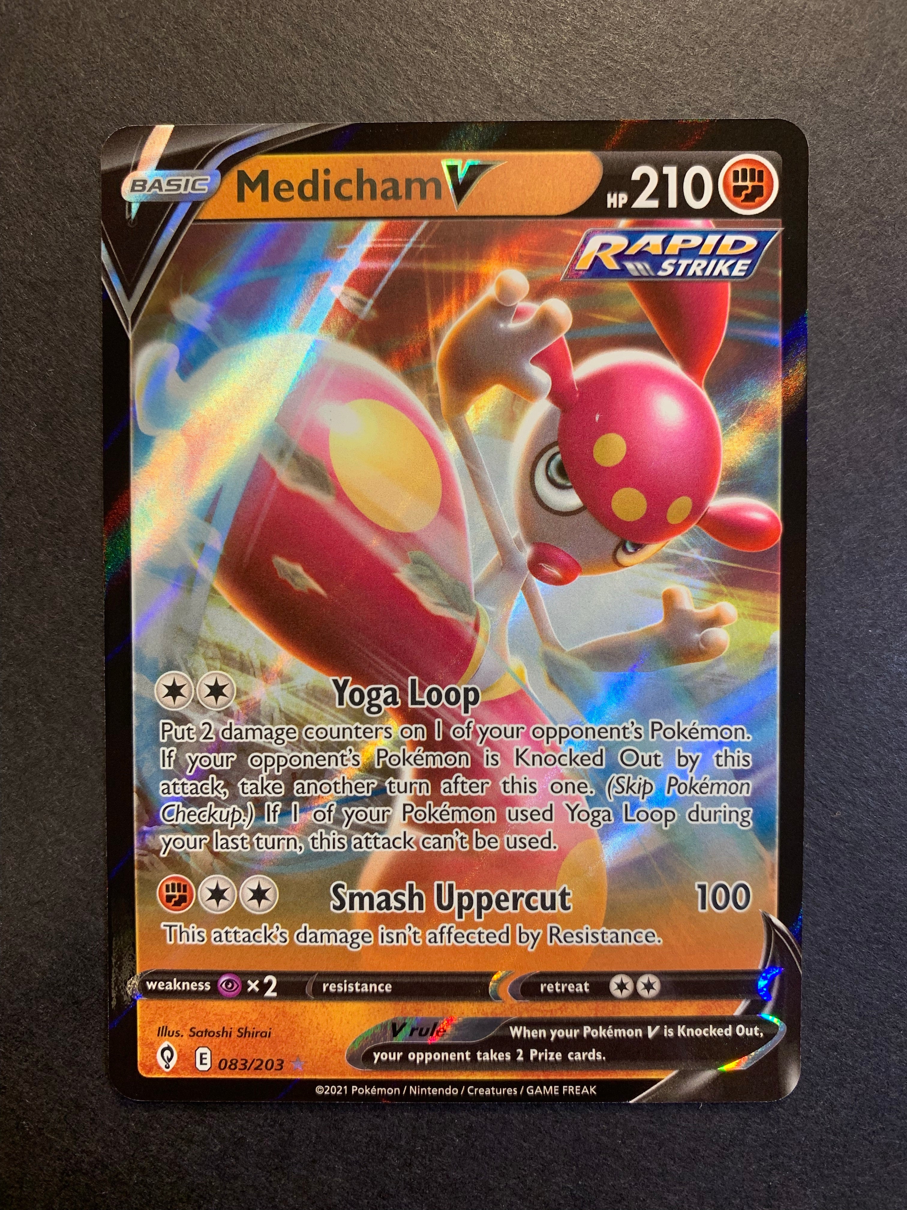 medicham v pokemon card value Medicham V - 083/203 Ultra Rare