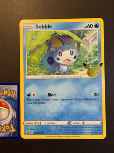 Pokemon Jumbo Sobble Card - SWSH003