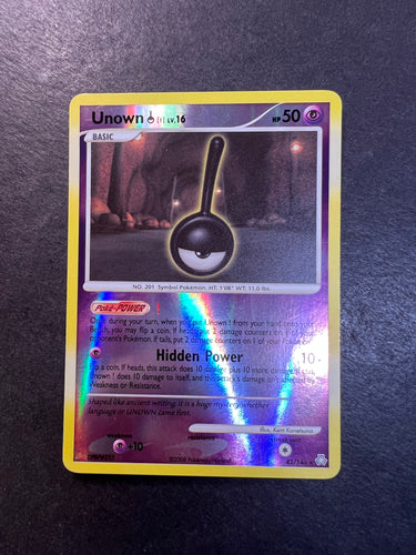 Unown! - 42/146 Reverse Holo Rare - Legends Awakened Set