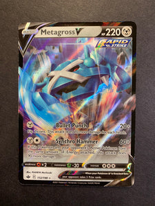 Metagross V - 112/198 Ultra Rare - Chilling Reign