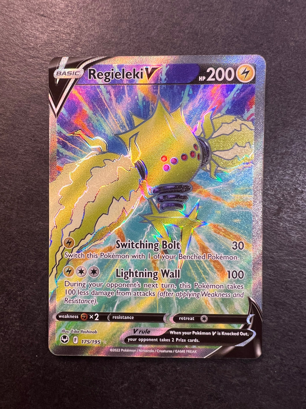 Regieleki V - 175/195 Full Art Ultra Rare - Silver Tempest JAB Games13 Regieleki V - 175/195 Full Art Ultra Rare - Silver Tempest JAB Games13
