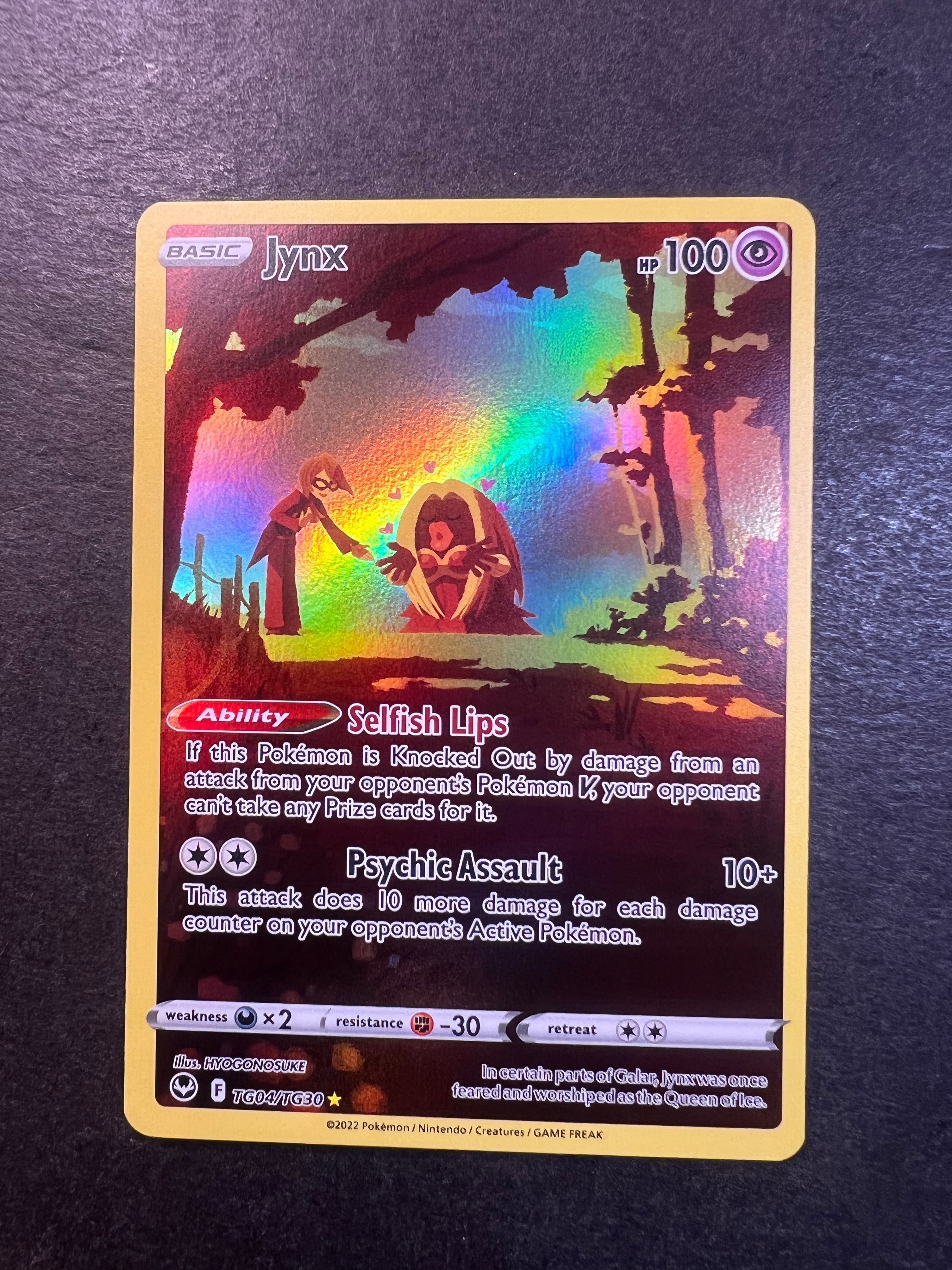 Jynx - TG04/TG30 Holo Ultra Rare - Silver Tempest JAB Games13 Jynx - TG04/TG30 Holo Ultra Rare - Silver Tempest JAB Games13