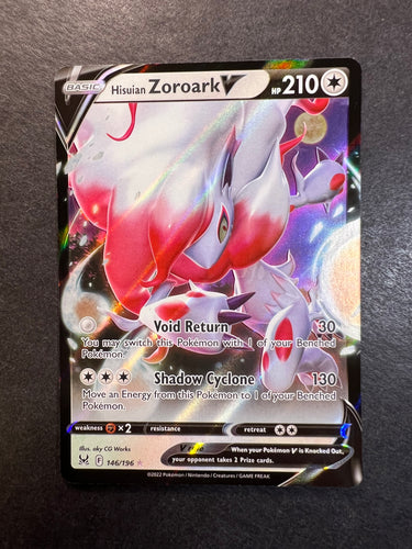 Hisuian Zoroark V - 146/196 Ultra Rare - Lost Origin