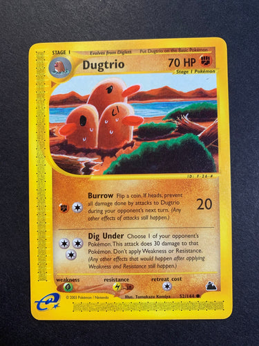Dugtrio - 52/144 Non-Holo - Skyridge