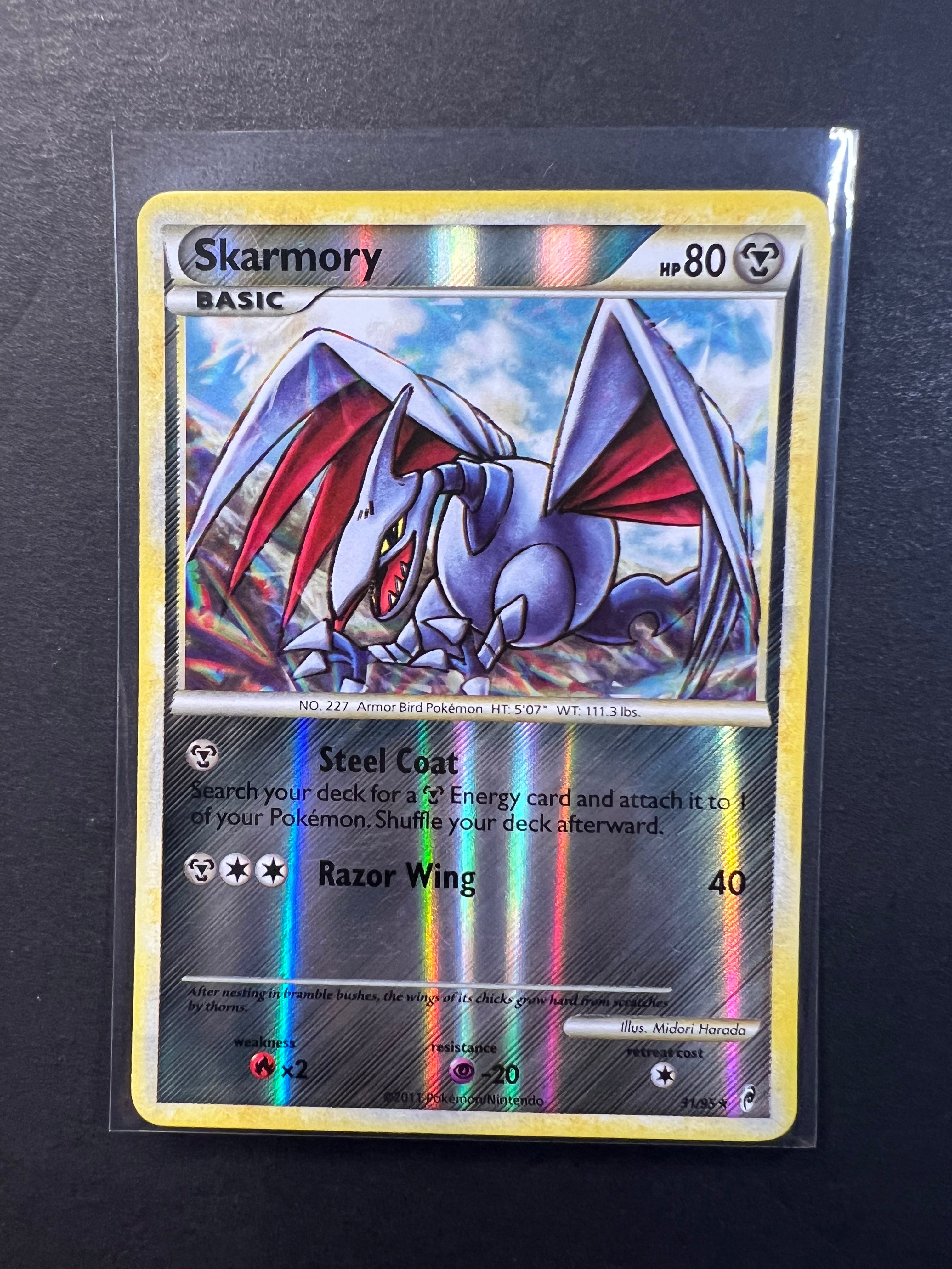 Skarmory - 31/95 Reverse Holo Rare