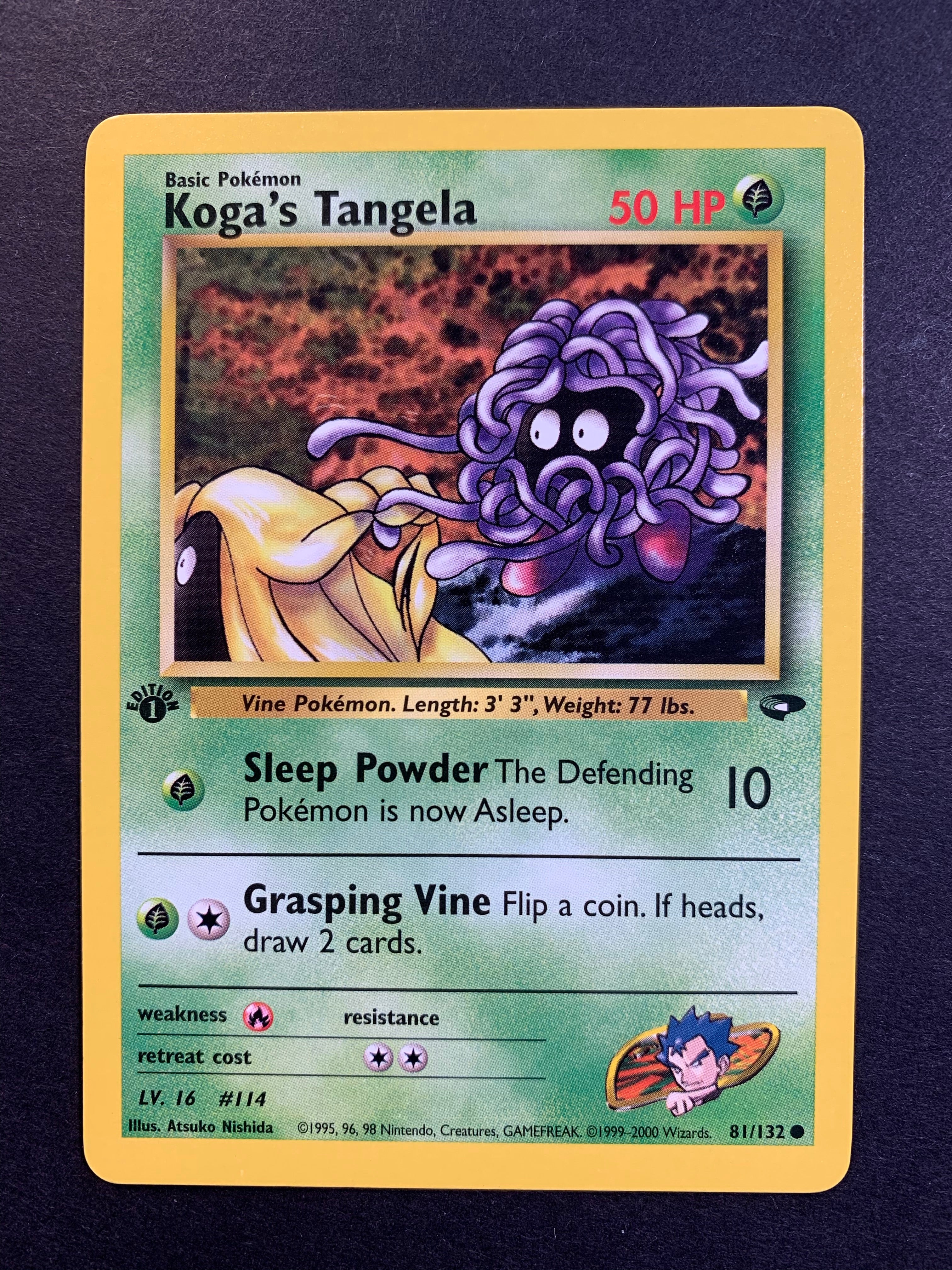 tangela pokemon card 1995 Koga's 1st Edition boosting its gameplay abilities MTG The Brothers' War Pack:Charizard (Heavy) Gen Z: Trading Cards - Pokemon Japan
