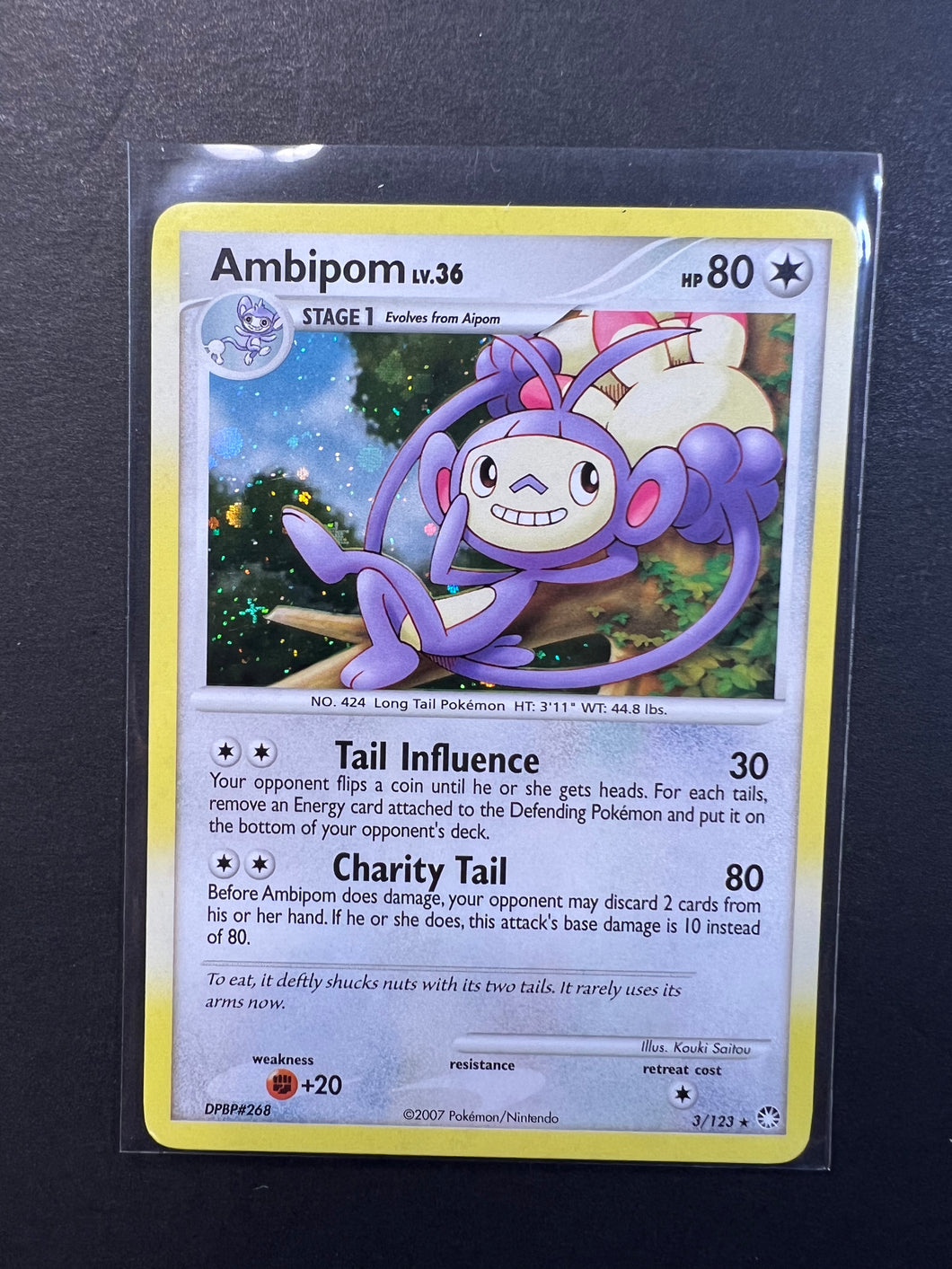 Ambipom - 3/123 Holo Rare - Mysterious Treasures