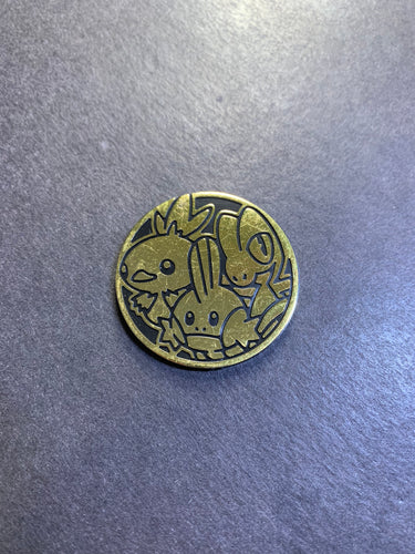 Official Mudkip, Treecko, Torchic Pokemon Coin
