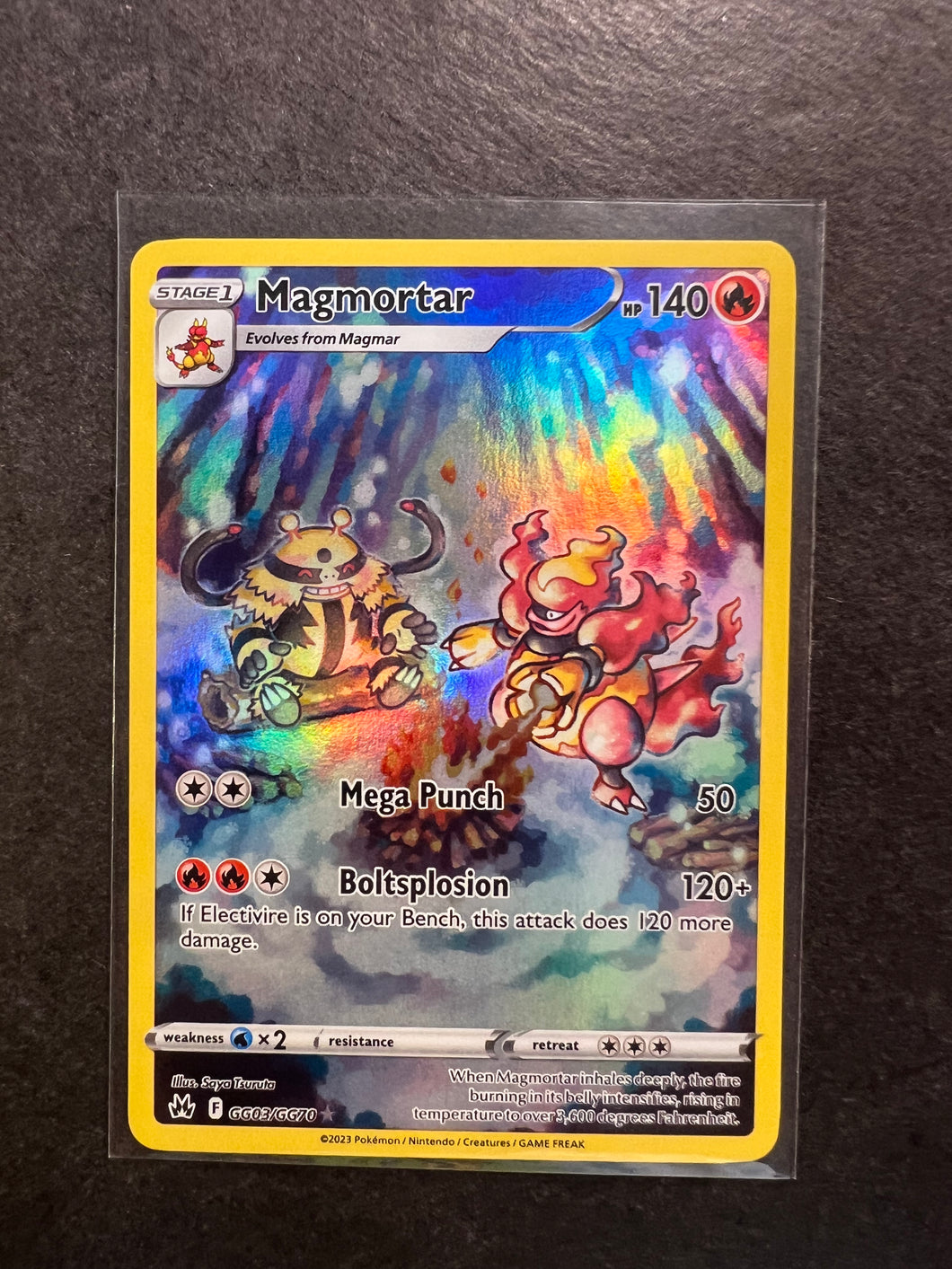magmortar pokemon card Magmortar - GG03/GG70 Holo Ultra Rare