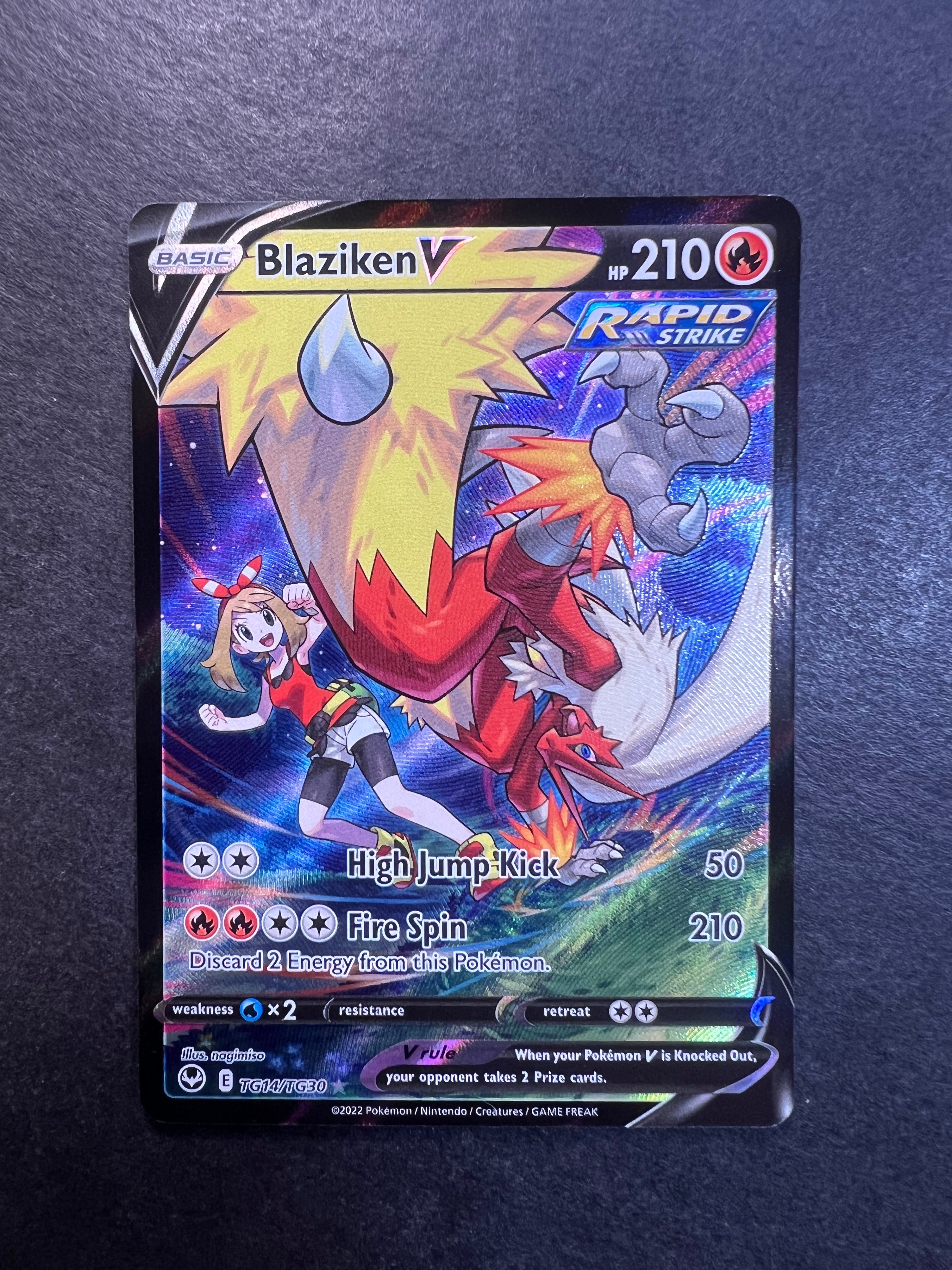 Blaziken V - TG14/TG30 Full Art Ultra Rare - Silver Tempest JAB Games13 Blaziken V - TG14/TG30 Full Art Ultra Rare - Silver Tempest JAB Games13