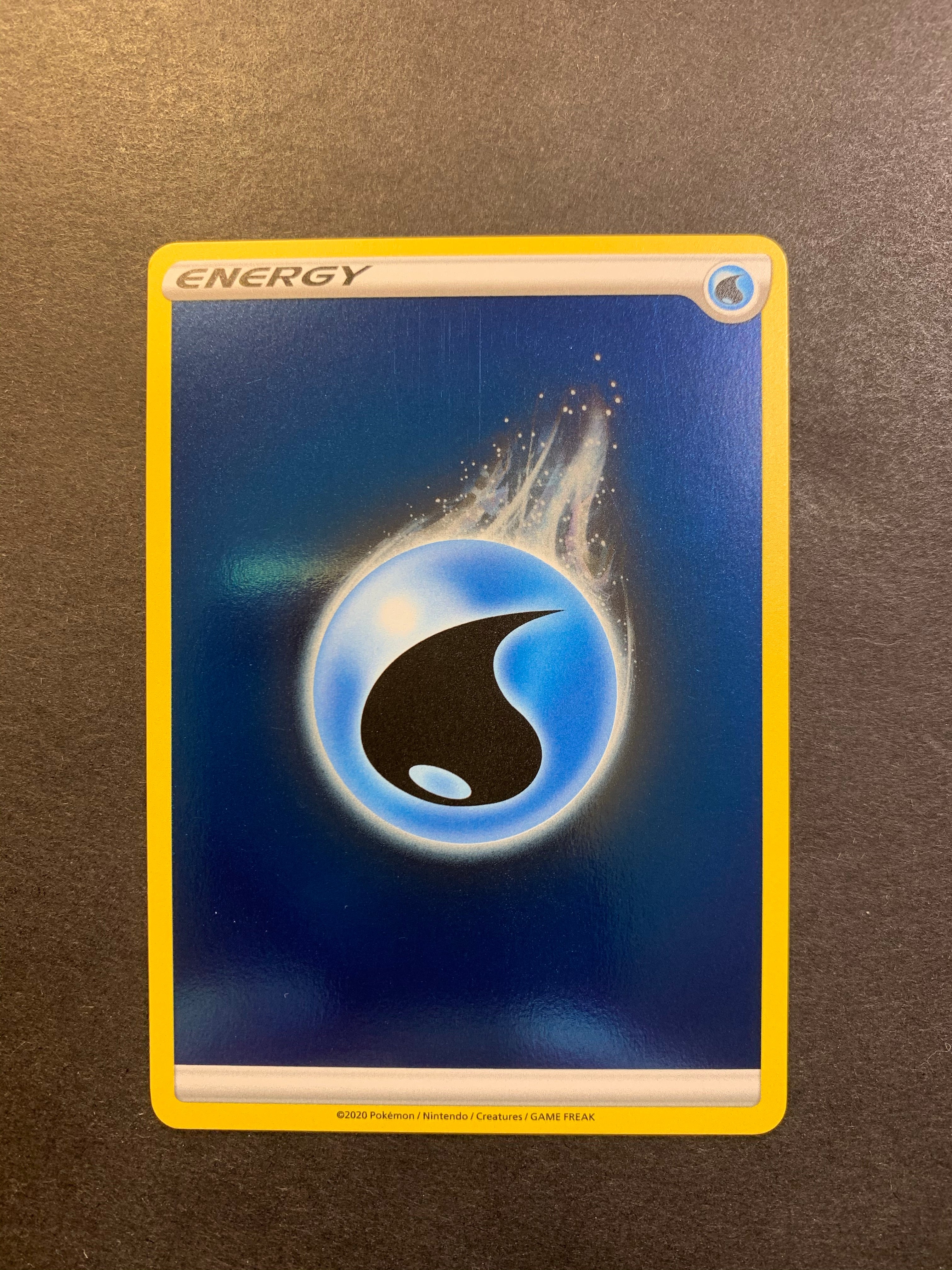 Pokemon TCG Champions Path Water Energy Reverse Holo Card