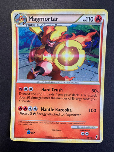 Magmortar - 16/95 Holo Rare - Call Of Legends