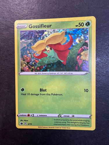 Gossifleur - 3/15 Holo Rare - 2022 Pokemon McDonald’s Promo Set