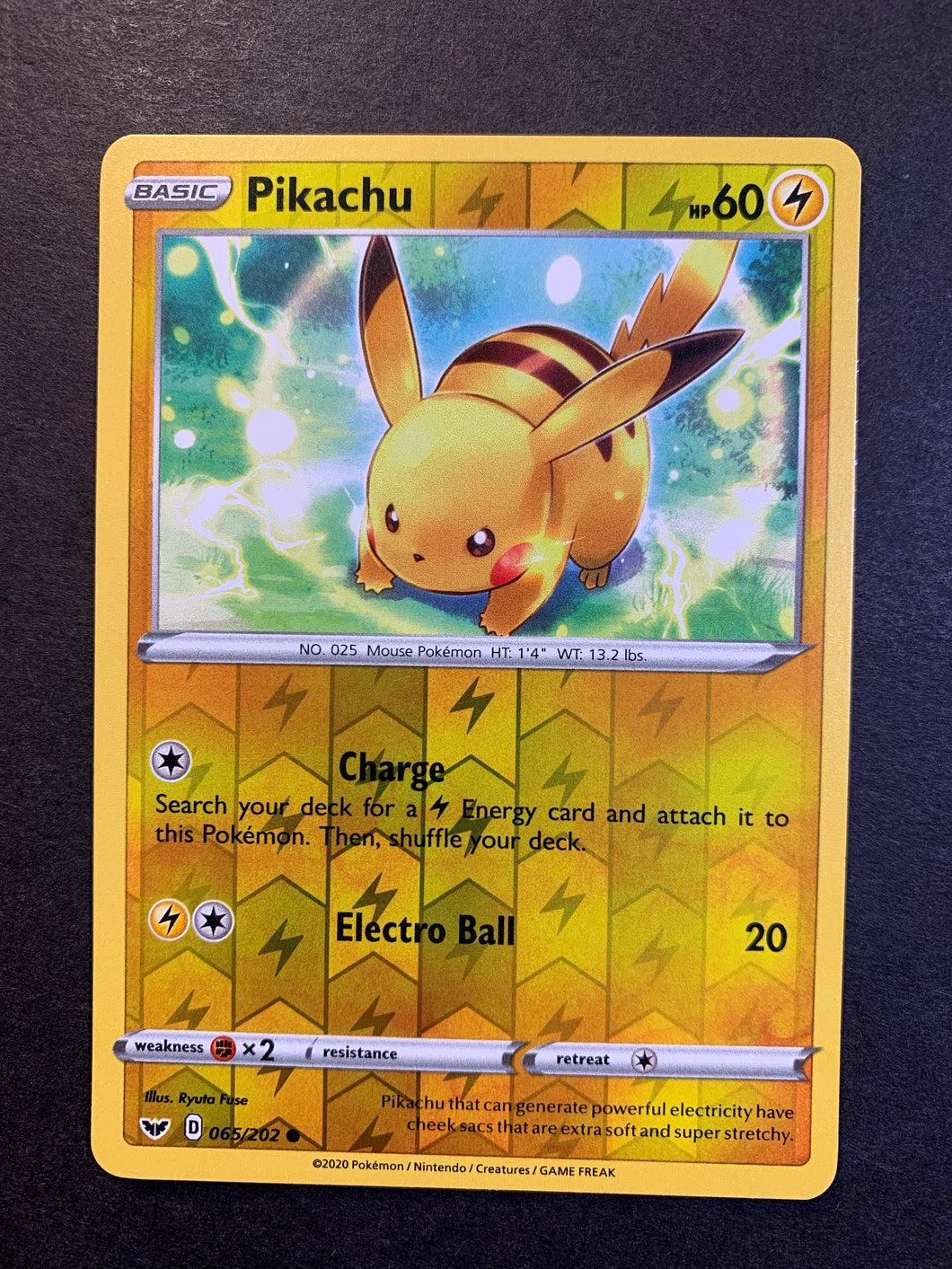 Pikachu - 065/202 Reverse Holo