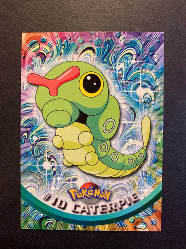 Caterpie #10 - Pokemon Topps TV Animation Edition