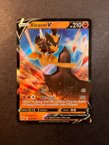 kleavor v pokemon card value Carta Pokmon Swsh248 Tcg Full Art Colorless Axe Break (120) This attack also does 60 damage to 1 of your opponents Benched Pokmon V Sell Kleavor V (Full Art)