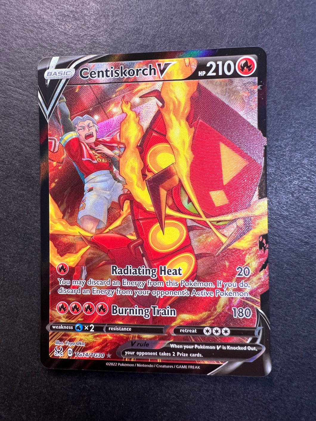 centiskorch pokemon card value Centiskorch V TG14/30