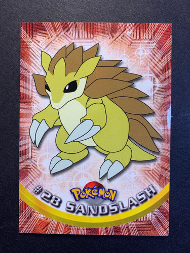 Sandslash #28 - Pokemon Topps TV Animation Edition