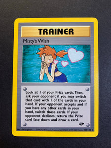 Misty’s Wish - 108/132 Non-Holo Rare Trainer - Gym Challenge