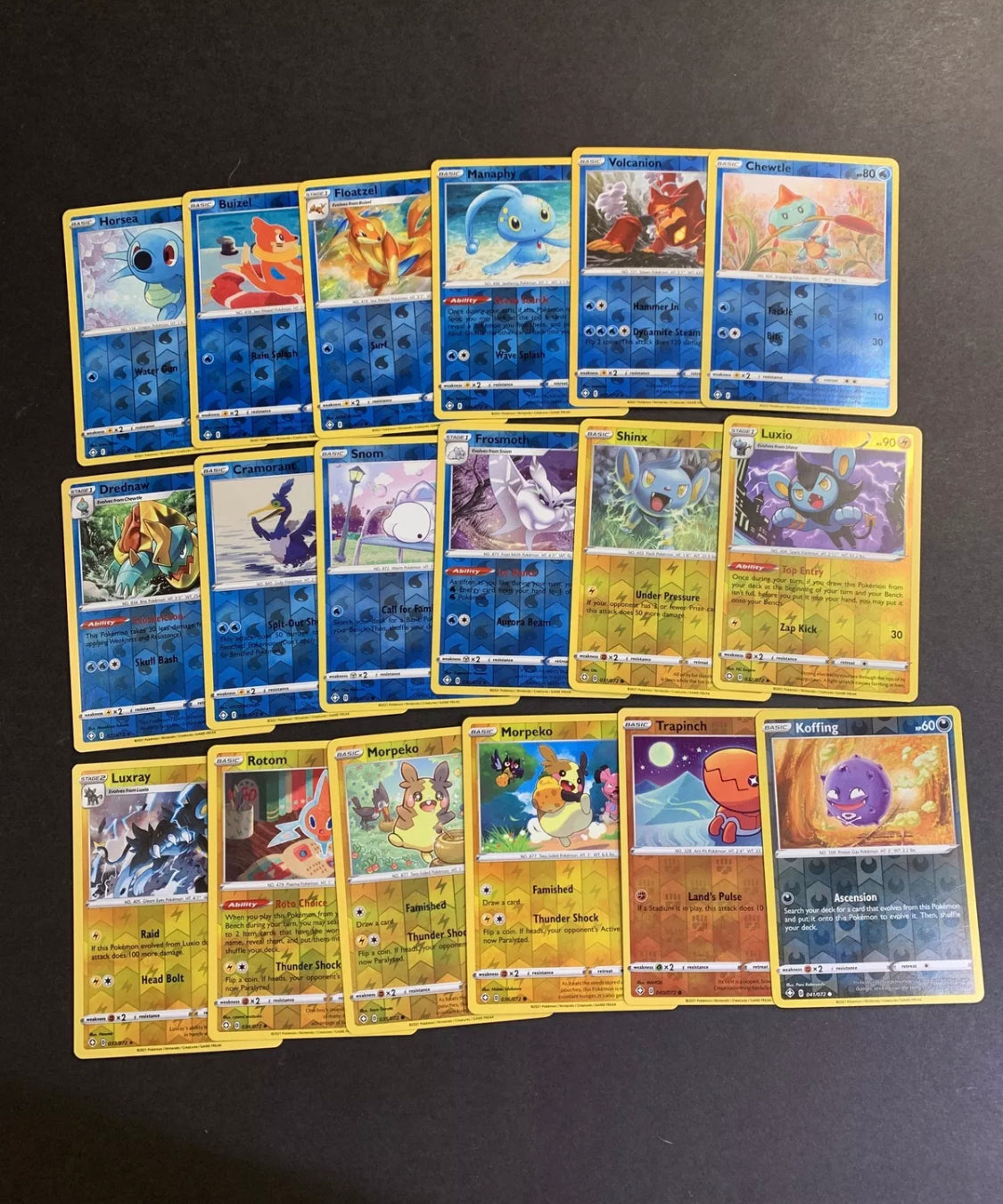 Pokemon Shining Fates Complete Reverse Holo Set - 53 Cards + 7 Ultra R JAB Games13 Pokemon Shining Fates Complete Reverse Holo Set - 53 Cards + 7 Ultra R JAB Games13