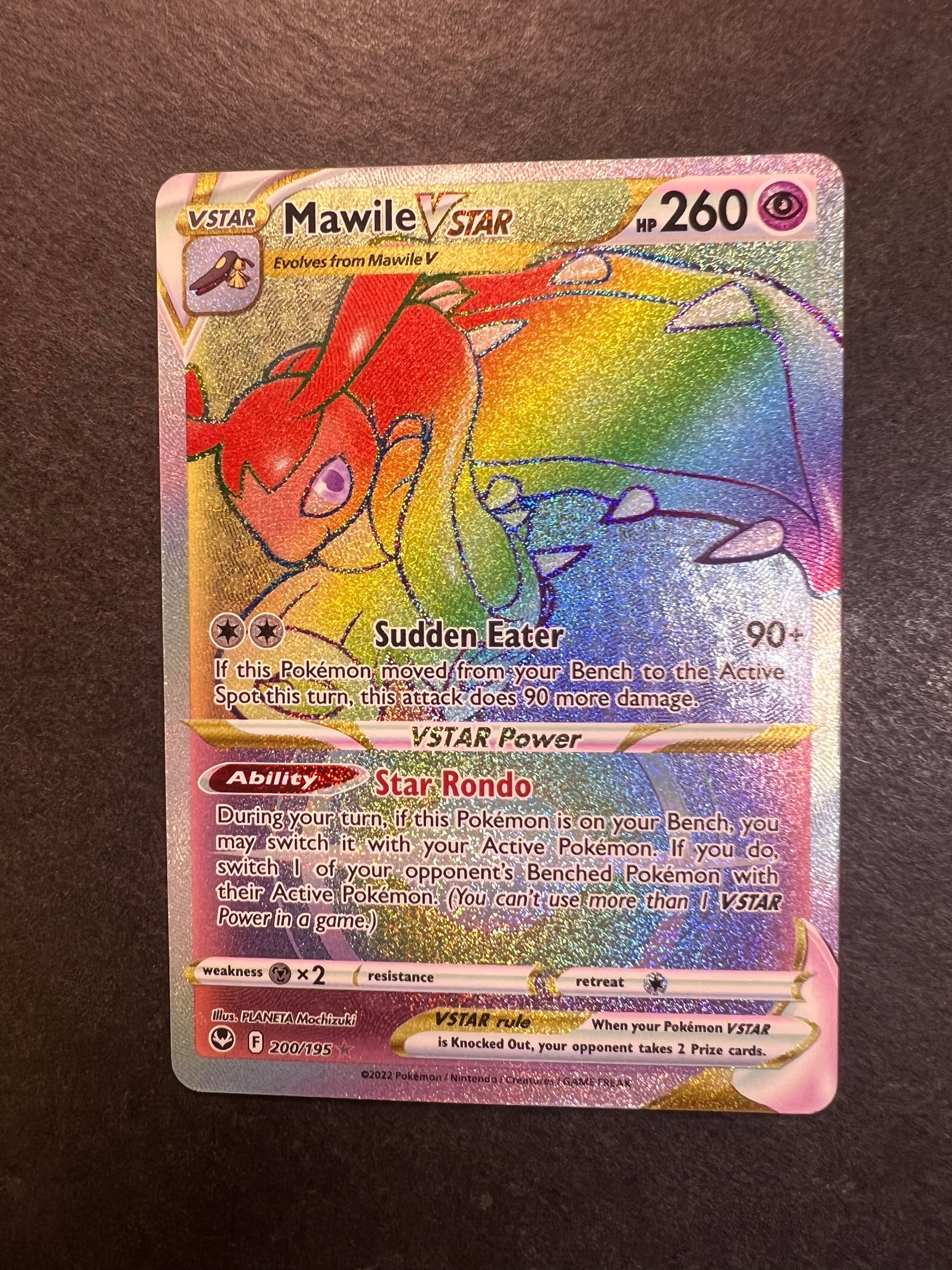Mawile VStar - 200/195 Hyper Secret Rainbow Rare - Silver Tempest JAB Games13 Mawile VStar - 200/195 Hyper Secret Rainbow Rare - Silver Tempest JAB Games13
