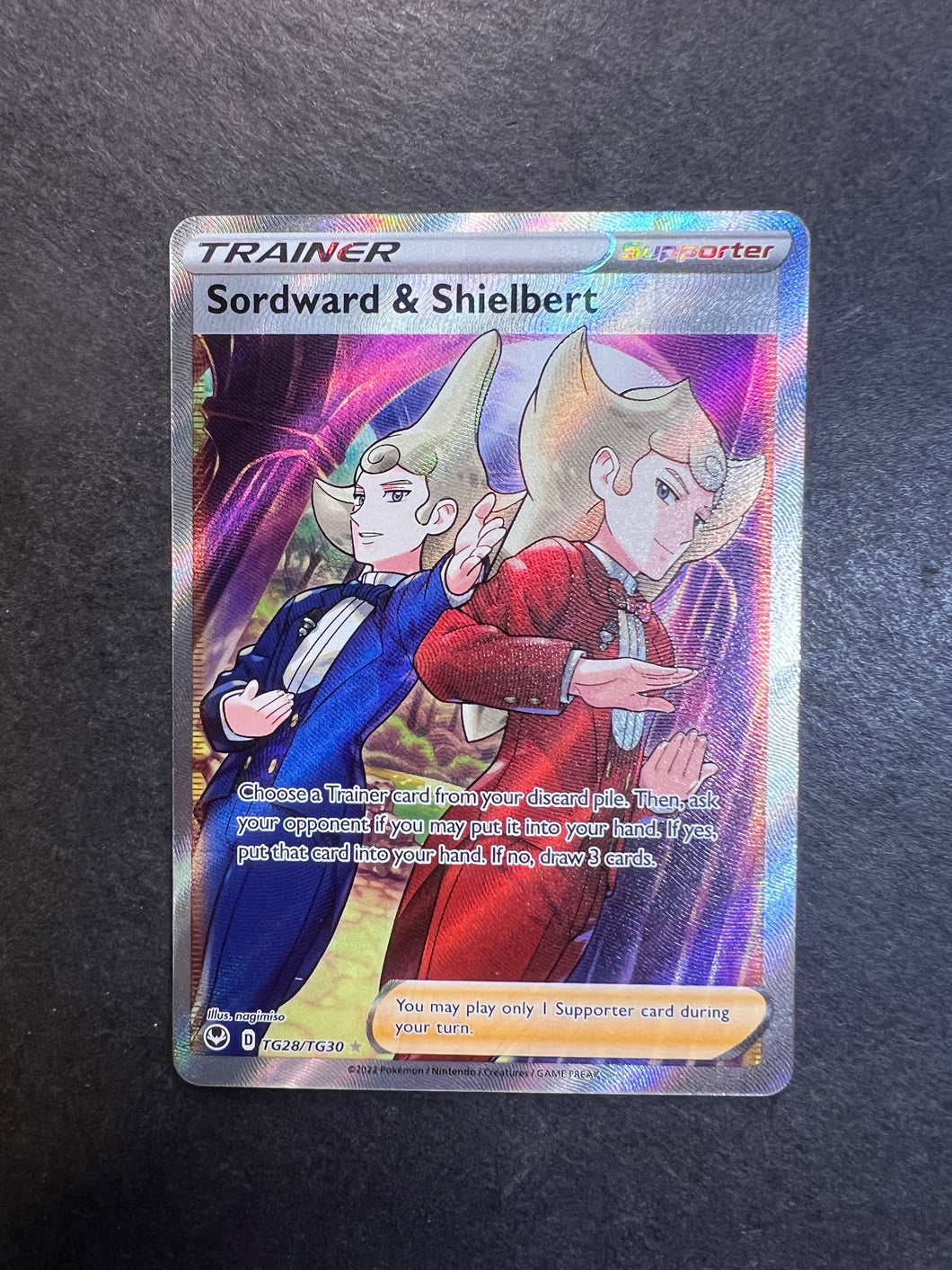 Sordward & Shielbert - TG28/TG30 Full Art Ultra Rare Trainer - Silver JAB Games13 Sordward & Shielbert - TG28/TG30 Full Art Ultra Rare Trainer - Silver JAB Games13