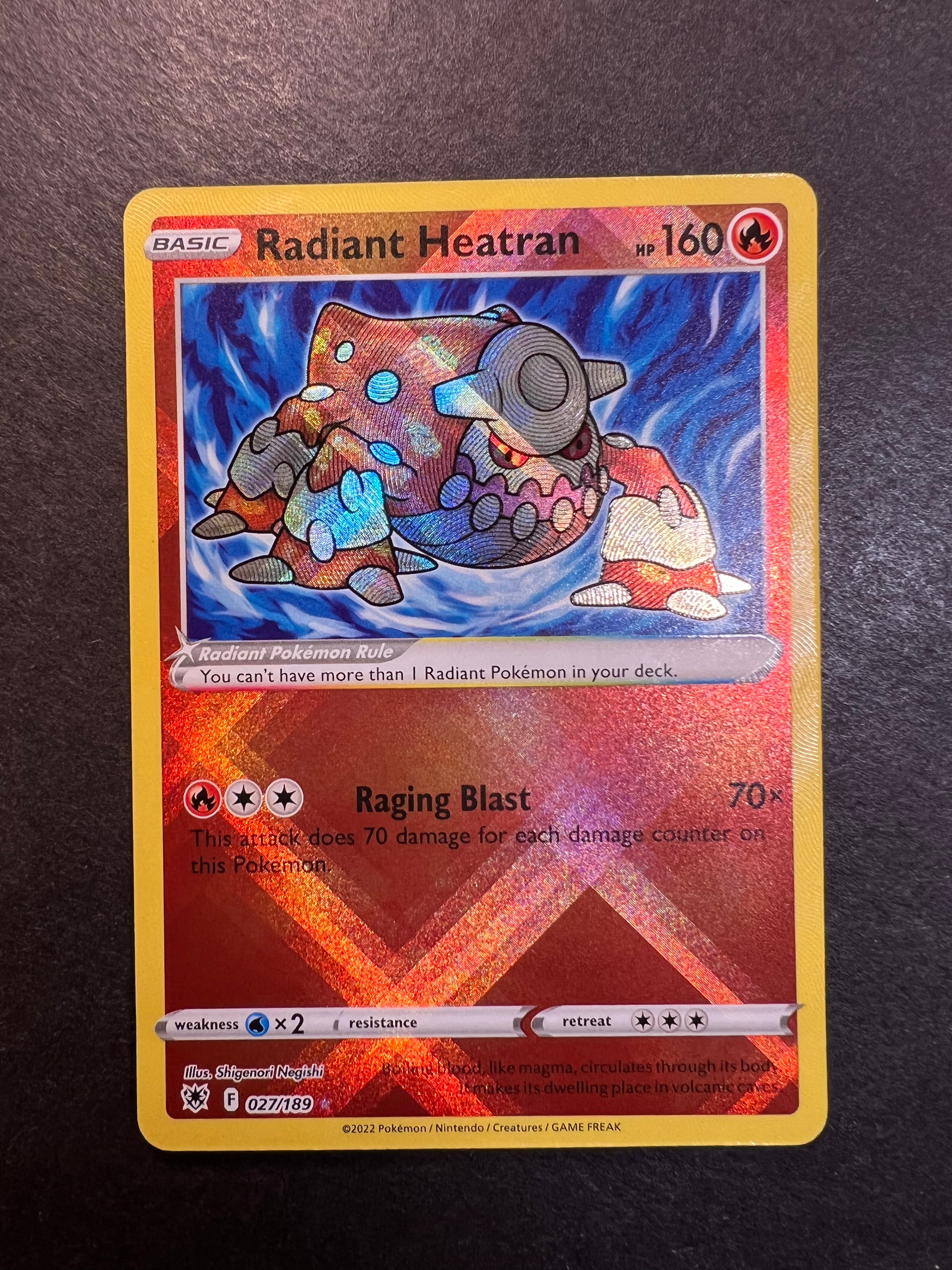 Radiant Heatran 027/189 Radiant Heatran 027/189