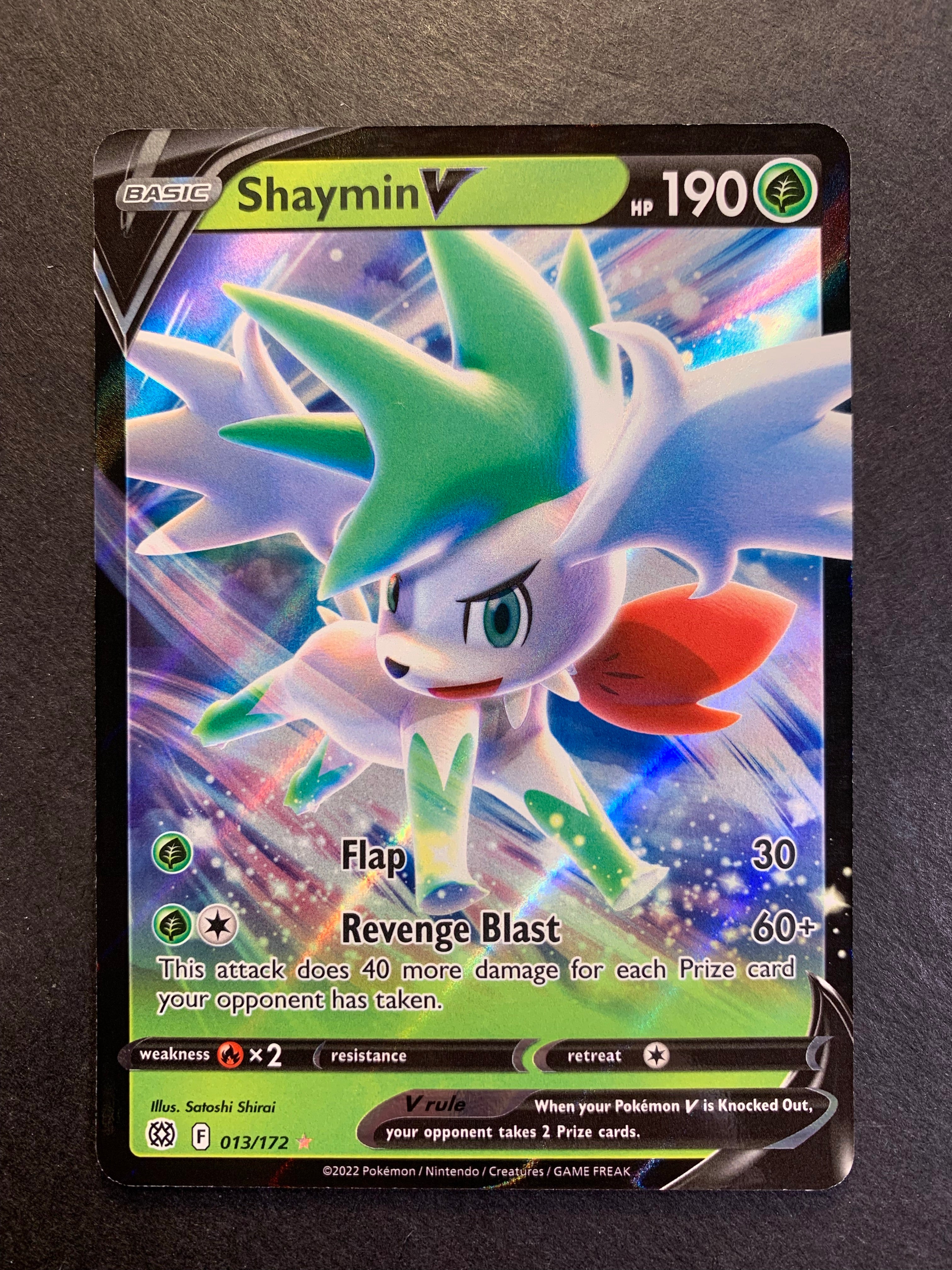 Pokemon Brilliant Stars Shaymin V #13 Pokemon Brilliant Stars Shaymin V #13