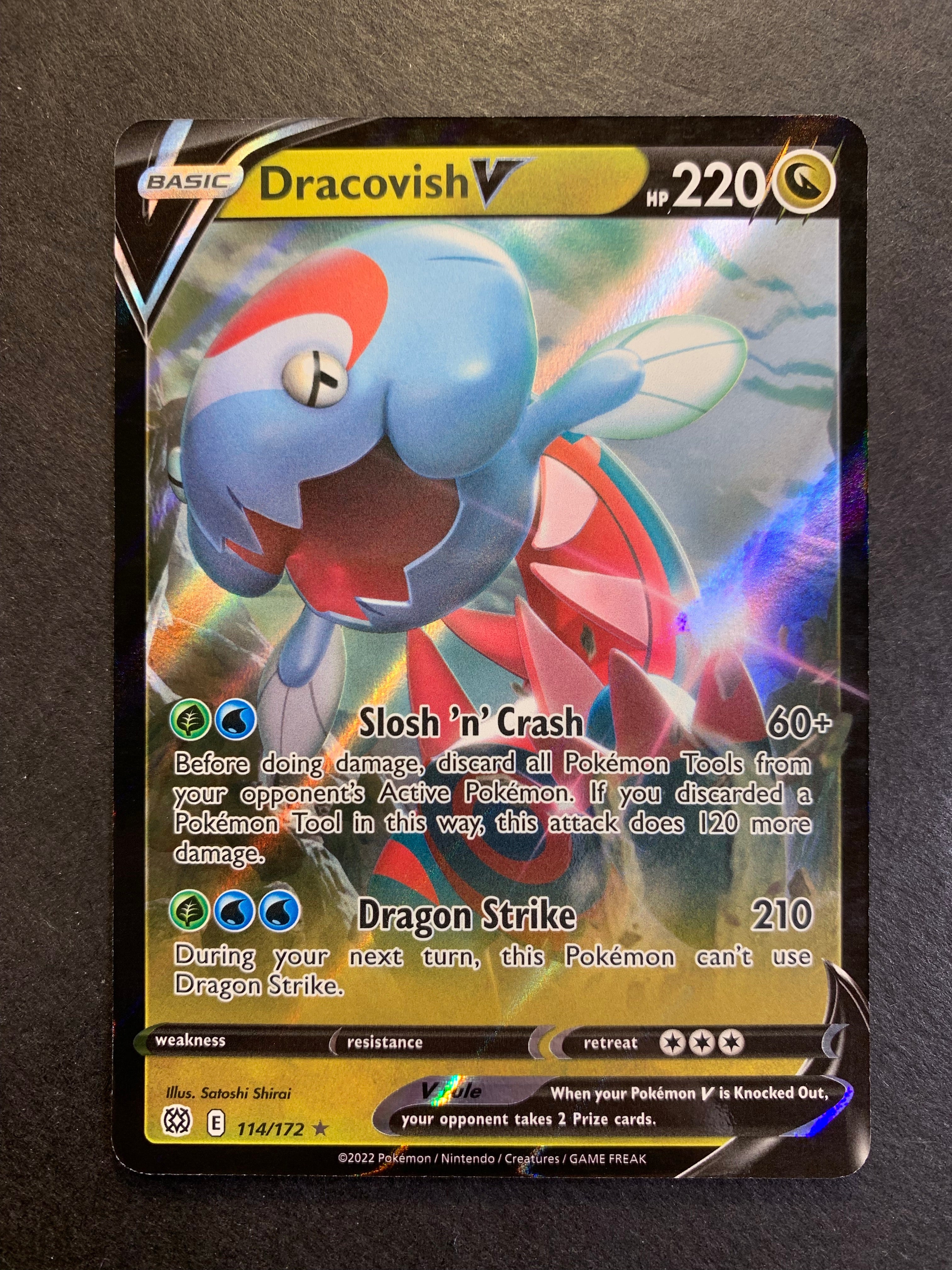 dracovish pokemon card value Dracovish V - 114/172 Ultra Rare