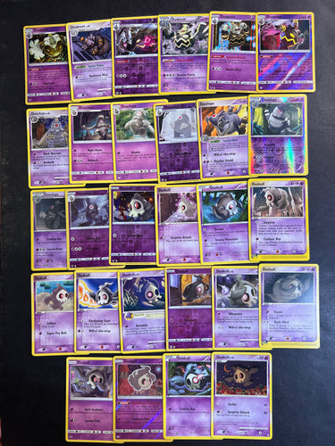 Pokemon Duskull, Dusclops and Dusknoir Card Lot - 28 Cards - Holo Rare and Reverse Holo Collection!