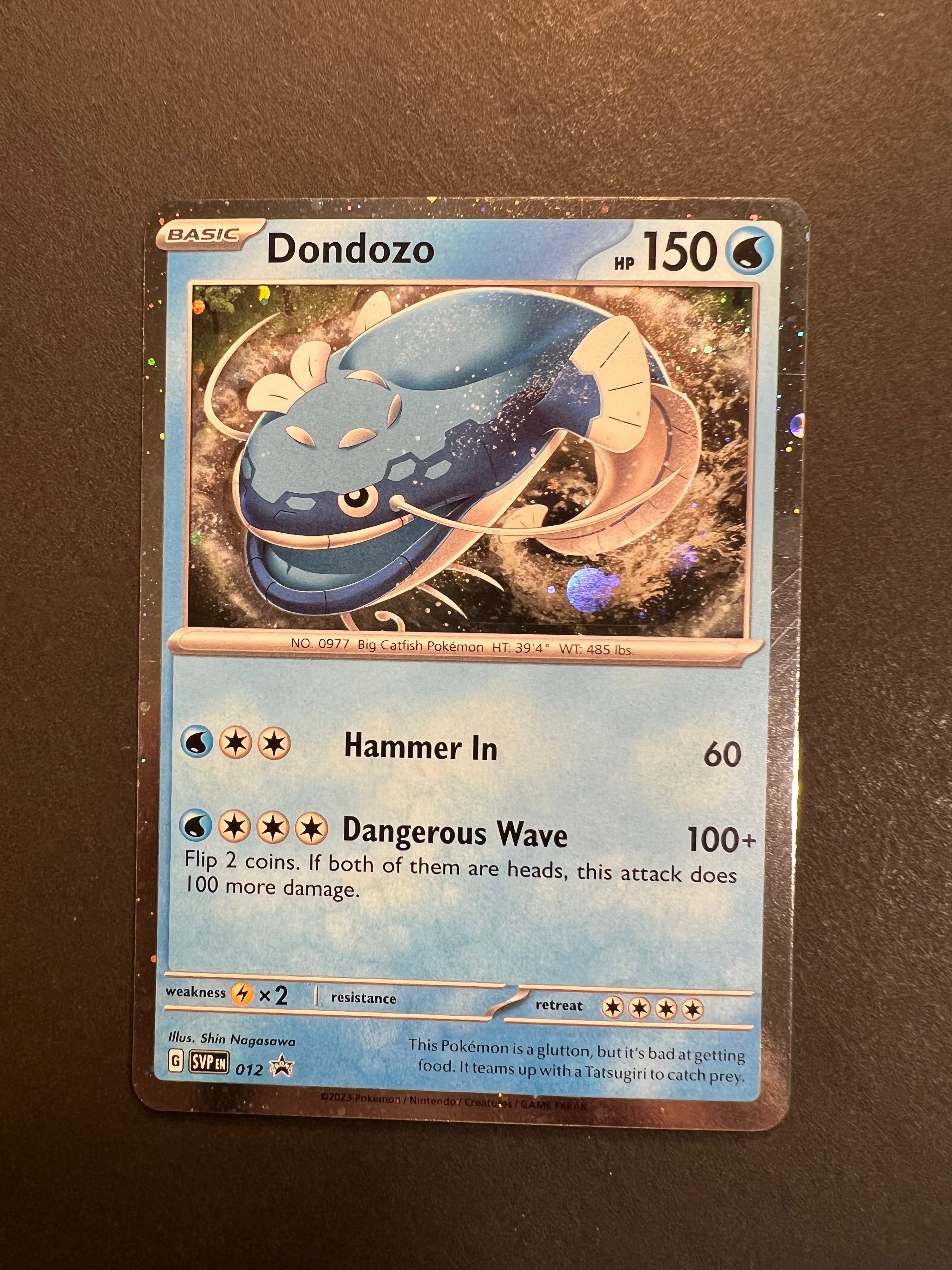 Dondozo - 012 Holo Rare Promo - Scarlet & Violet JAB Games13 Dondozo - 012 Holo Rare Promo - Scarlet & Violet JAB Games13