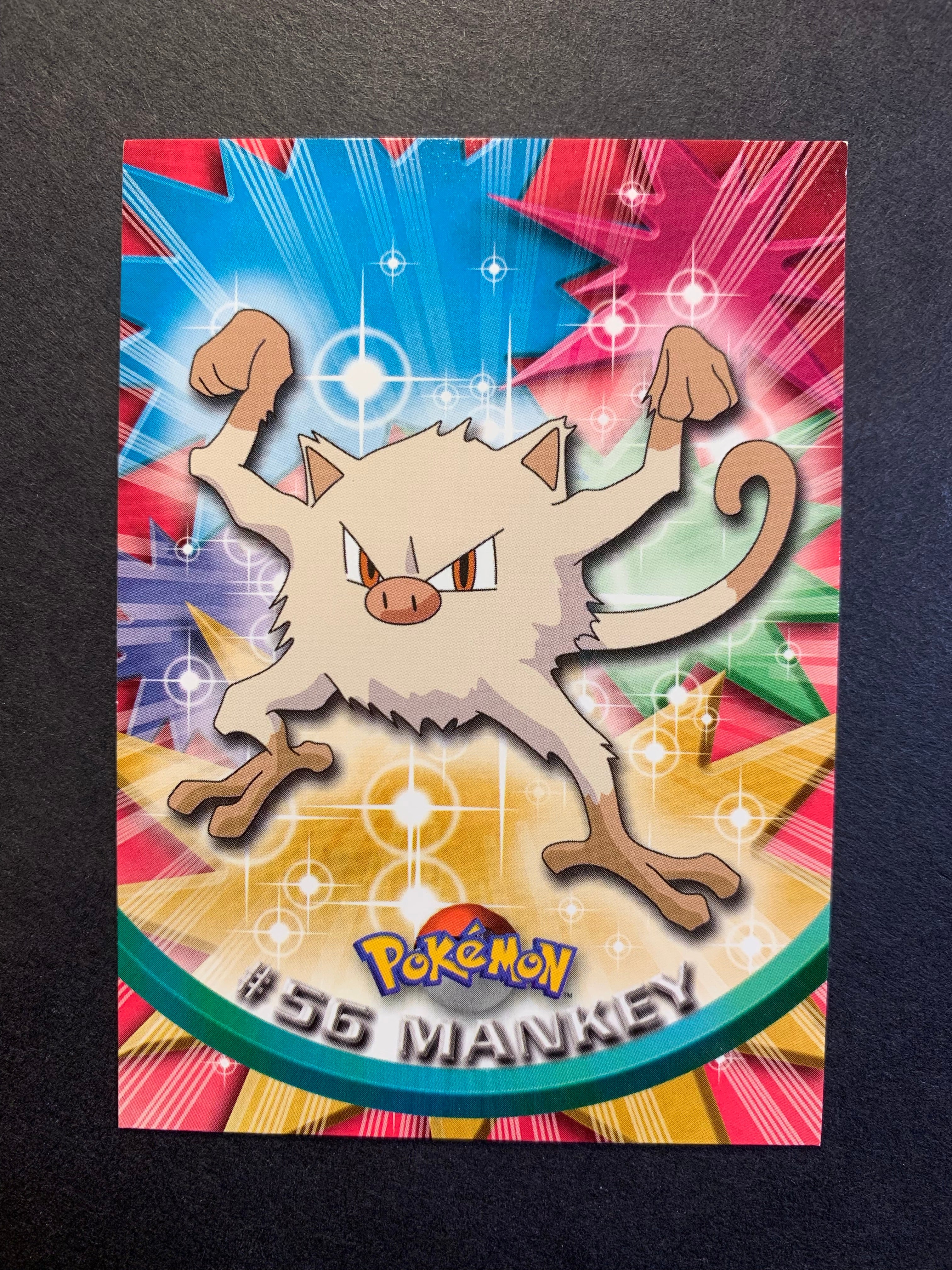 Mankey #56 - Pokemon Topps TV Animation Edition JAB Games13 Mankey #56 - Pokemon Topps TV Animation Edition JAB Games13