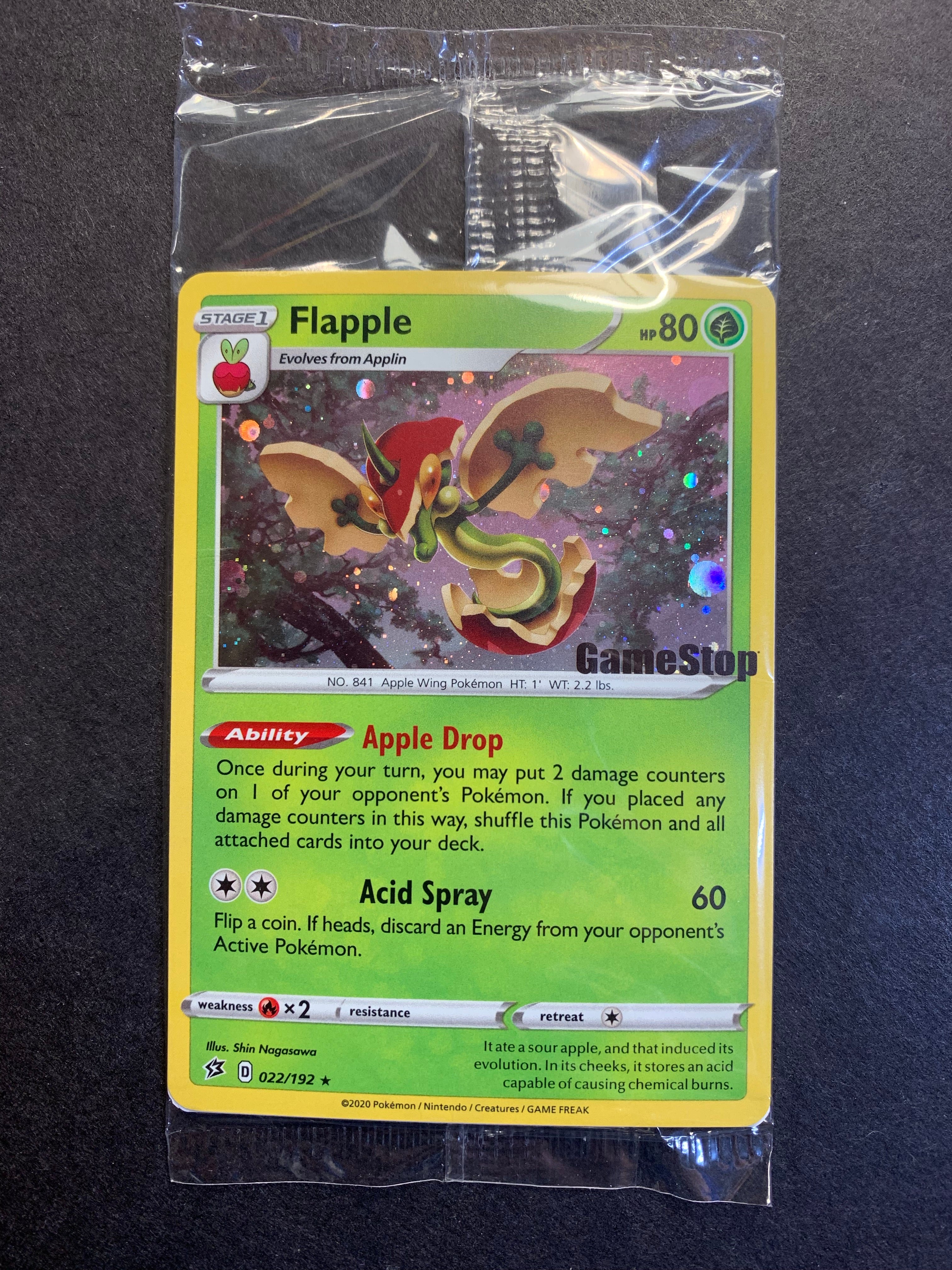 flapple pokemon card value Flapple - 022/192 Holo Rare Promo Sealed