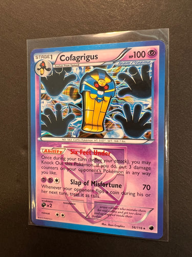 Cofagrigus - 56/116 Holo Rare - Plasma Freeze