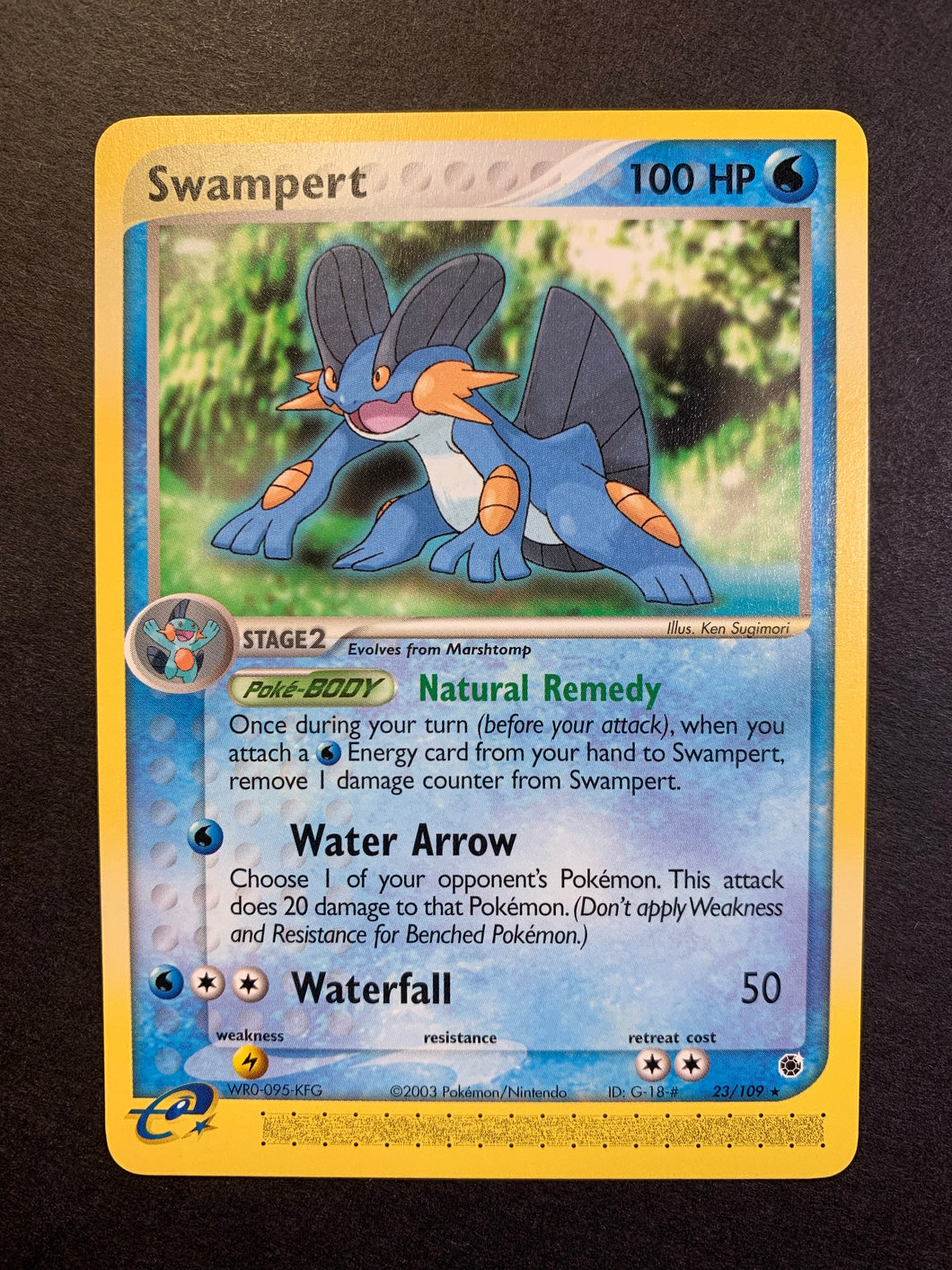 Swampert - 23/109 Non-Holo Rare JAB Games13 Swampert - 23/109 Non-Holo Rare JAB Games13