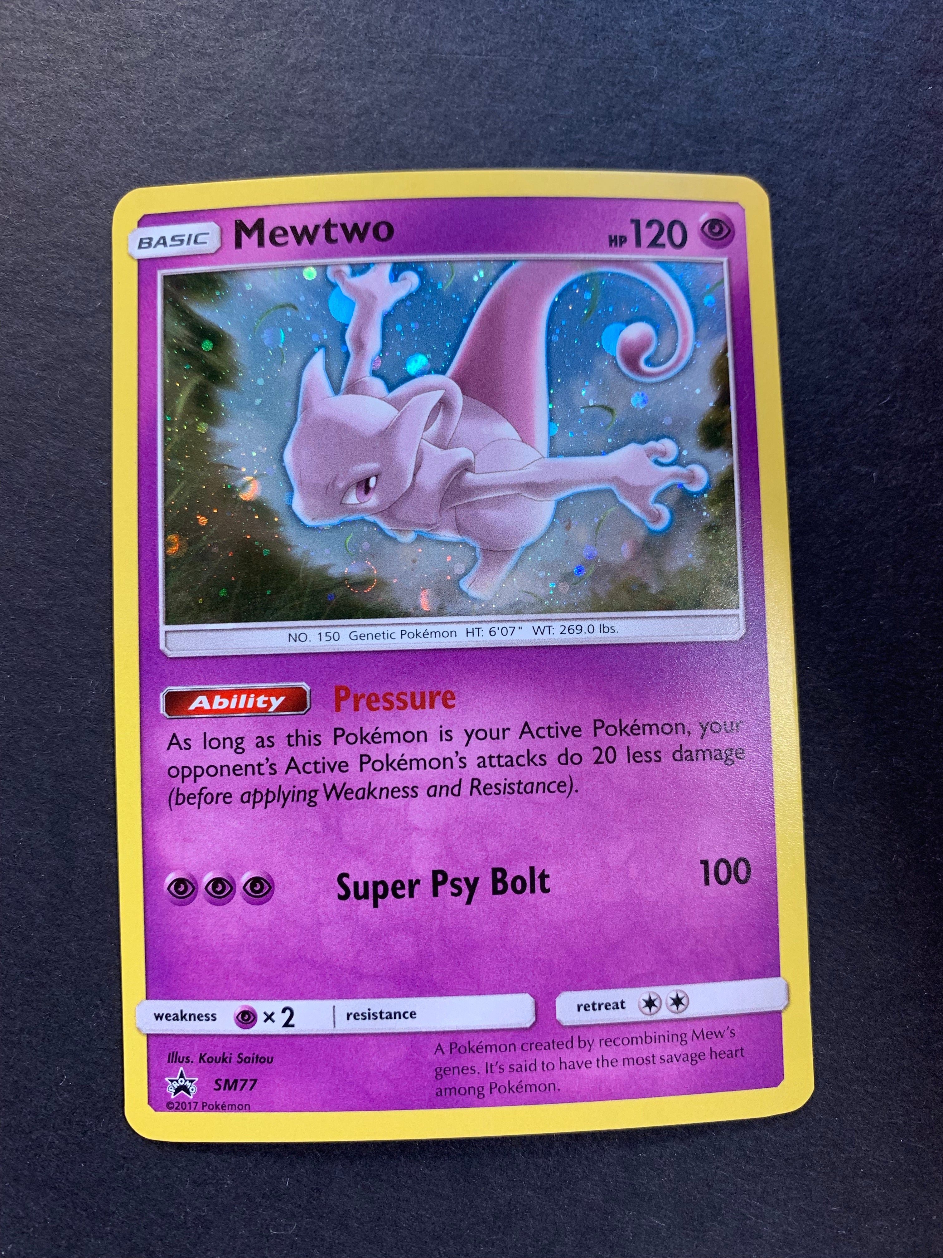 Mewtwo - SM77 Holo Rare Promo JAB Games13 Mewtwo - SM77 Holo Rare Promo JAB Games13