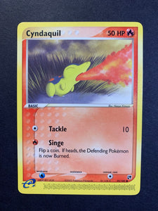 Cyndaquil - 59/100 non-Holo Common - ex Sandstorm