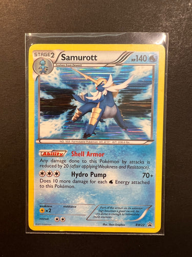 Samurott - BW22 Holo Rare Promo