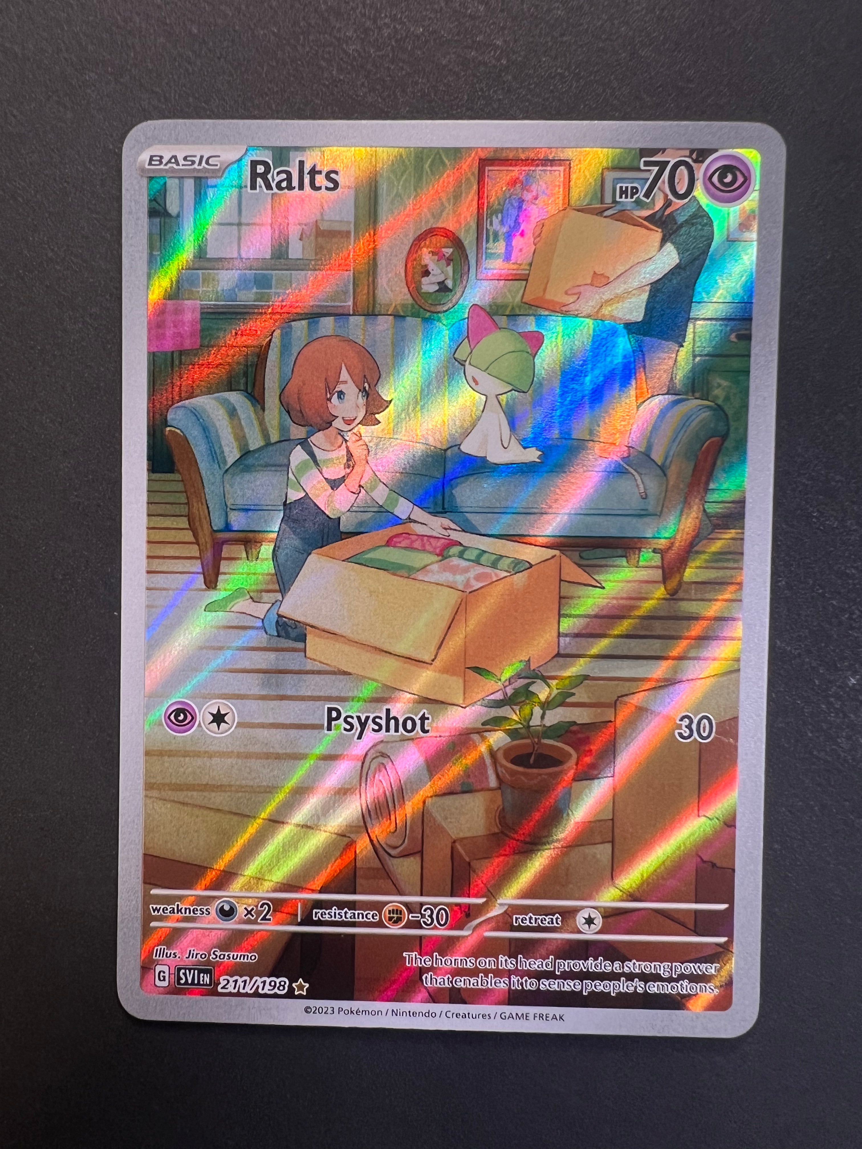 Ralts - 211/198 Holo Ultra Rare - Scarlet & Violet JAB Games13 Ralts - 211/198 Holo Ultra Rare - Scarlet & Violet JAB Games13