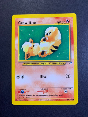 Growlithe - 68/105 Vintage Neo Destiny