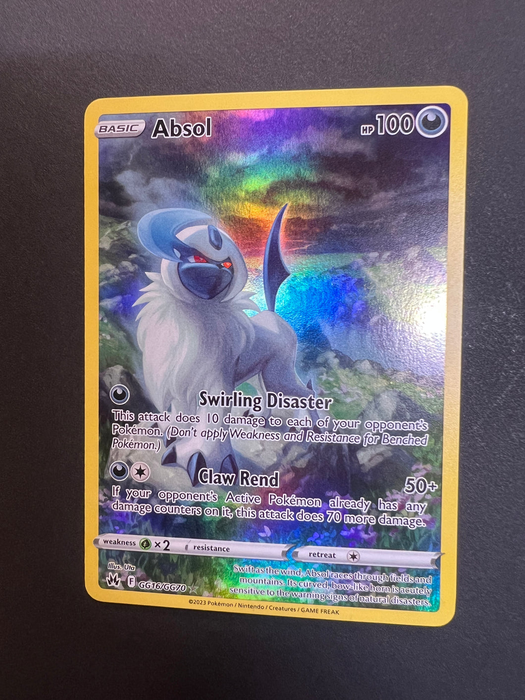 Absol - GG16/GG70 Holo Ultra Rare - Crown Zenith Absol - GG16/GG70 Holo Ultra Rare - Crown Zenith