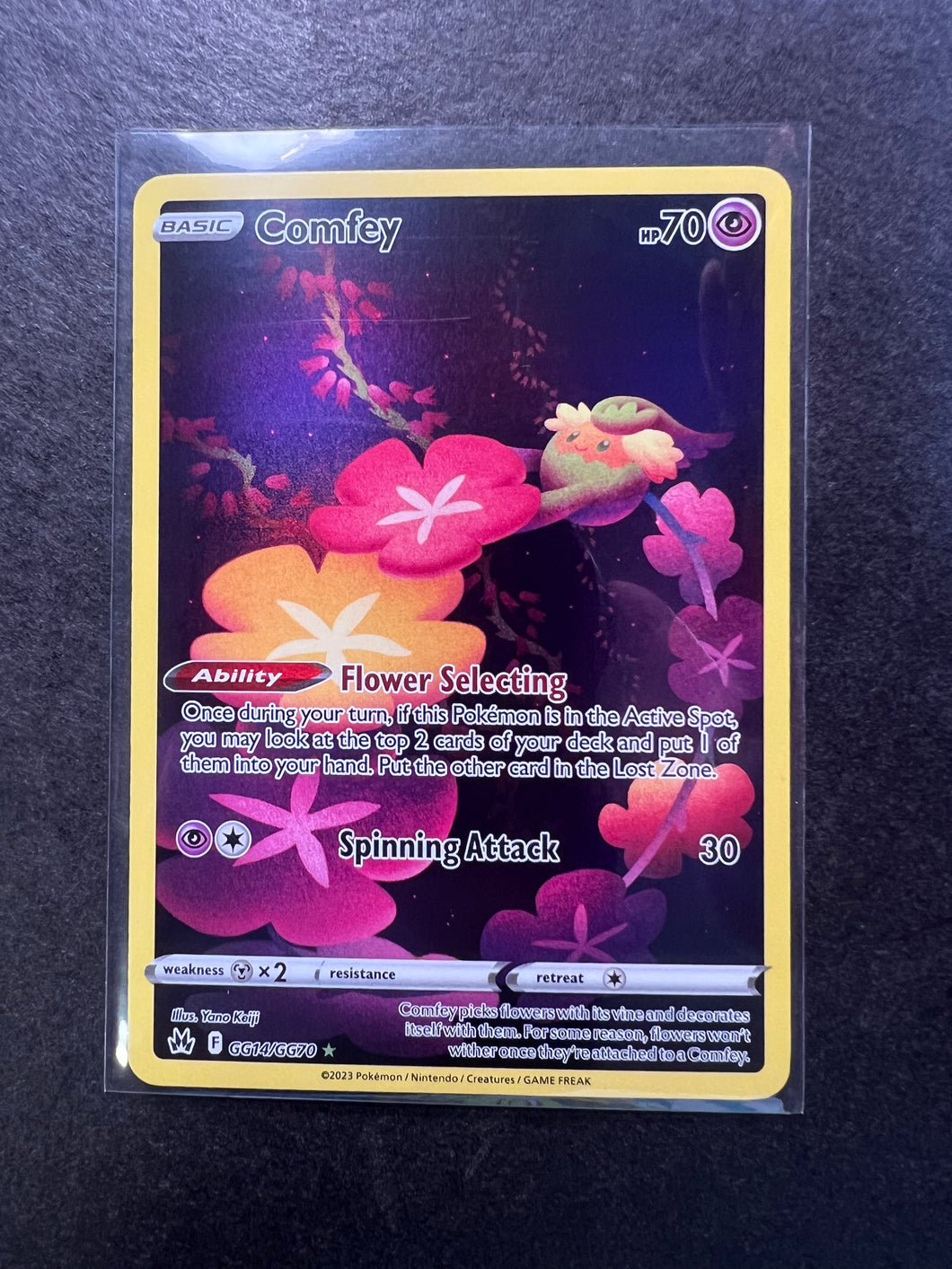 comfey pokemon card price Comfey - GG14/GG70 Holo Ultra Rare