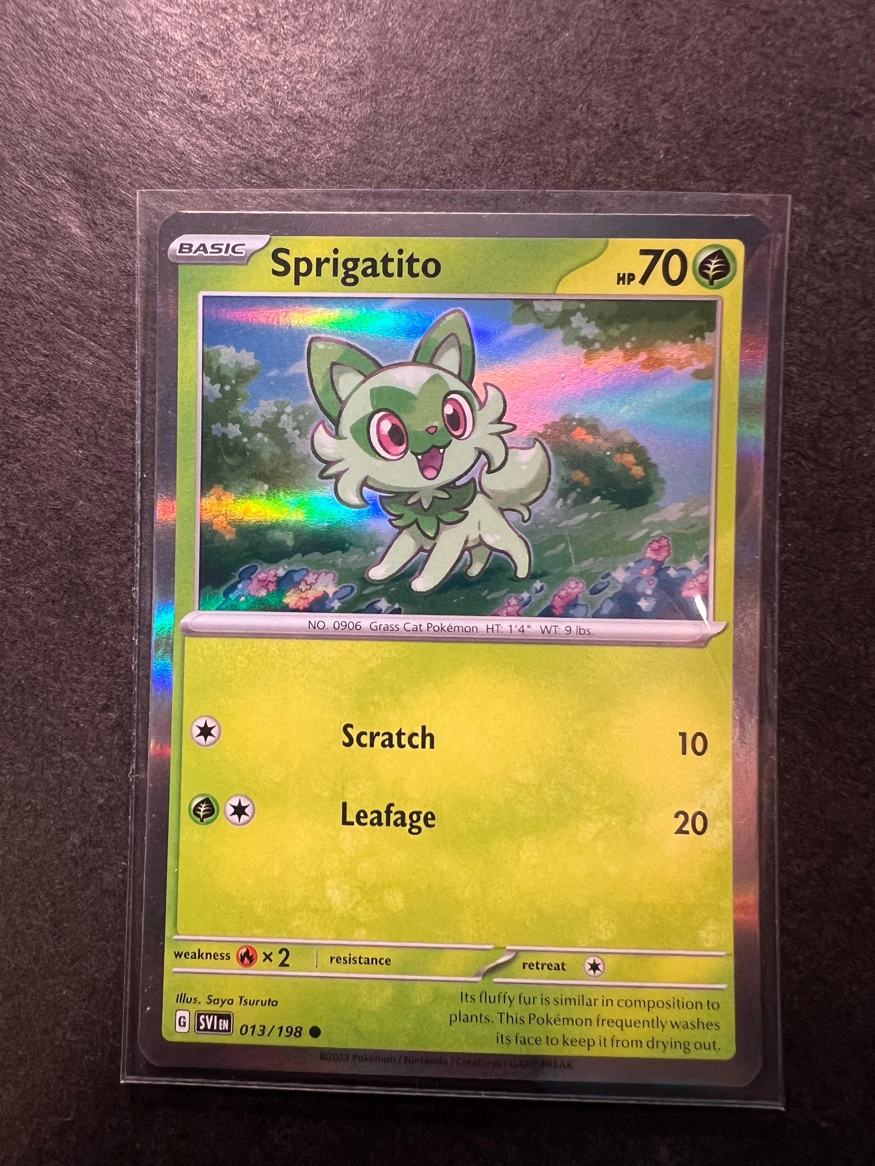 Sprigatito - 013/198 Holo Rare Promo JAB Games13 Sprigatito - 013/198 Holo Rare Promo JAB Games13