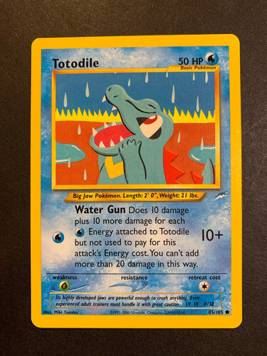 Totodile - 85/105 Vintage Neo Destiny