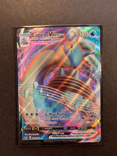 Lapras VMax - 050/202 Full Art Ultra Rare - Sword and Shield