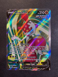 Medicham V - 185/203 Full Art Ultra Rare - Evolving Skies JAB Games13 Medicham V - 185/203 Full Art Ultra Rare - Evolving Skies JAB Games13