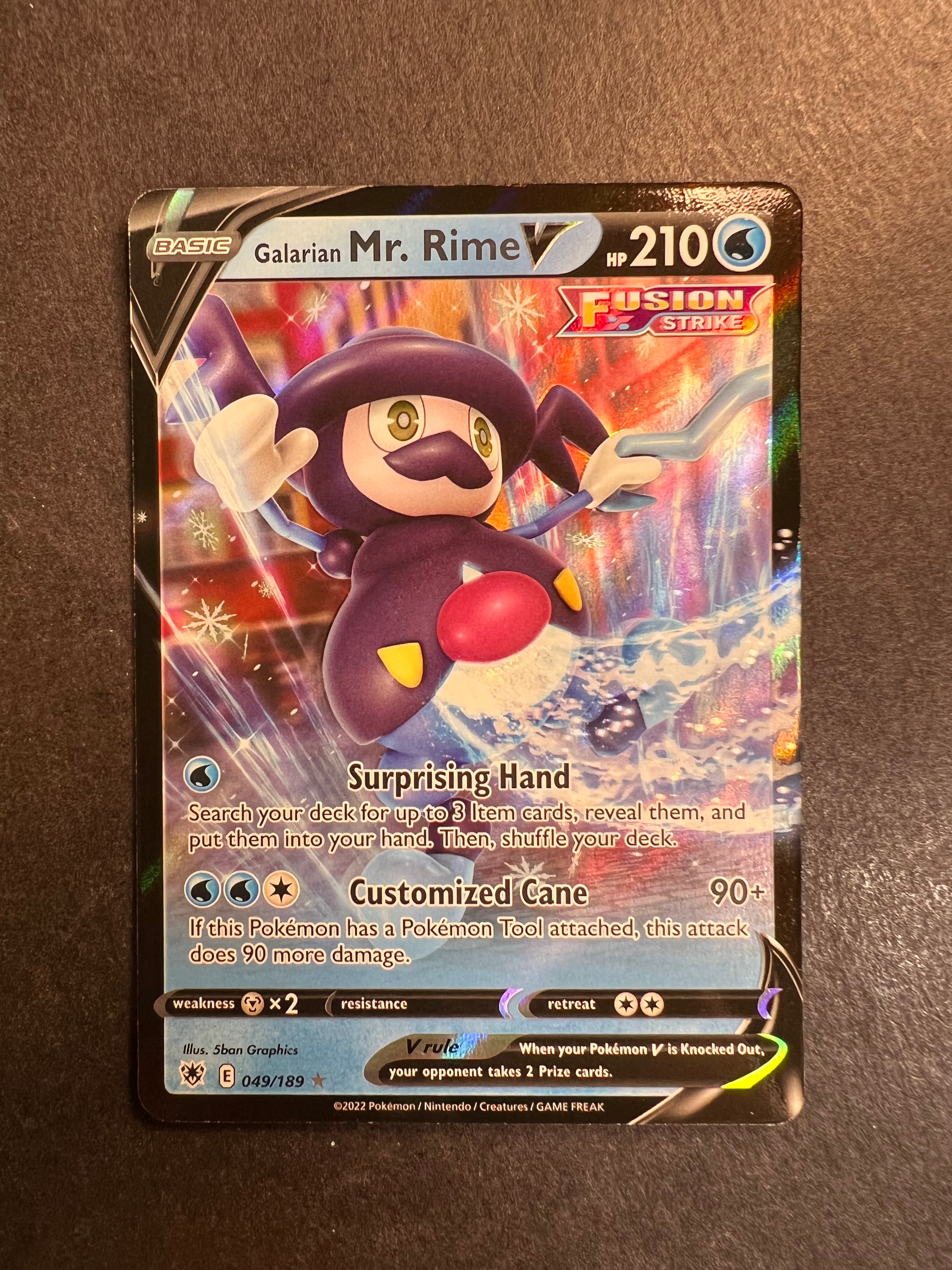 Galarian Mr. Rime V - 049/189 Ultra Rare - Astral Radiance JAB Games13 Galarian Mr. Rime V - 049/189 Ultra Rare - Astral Radiance JAB Games13