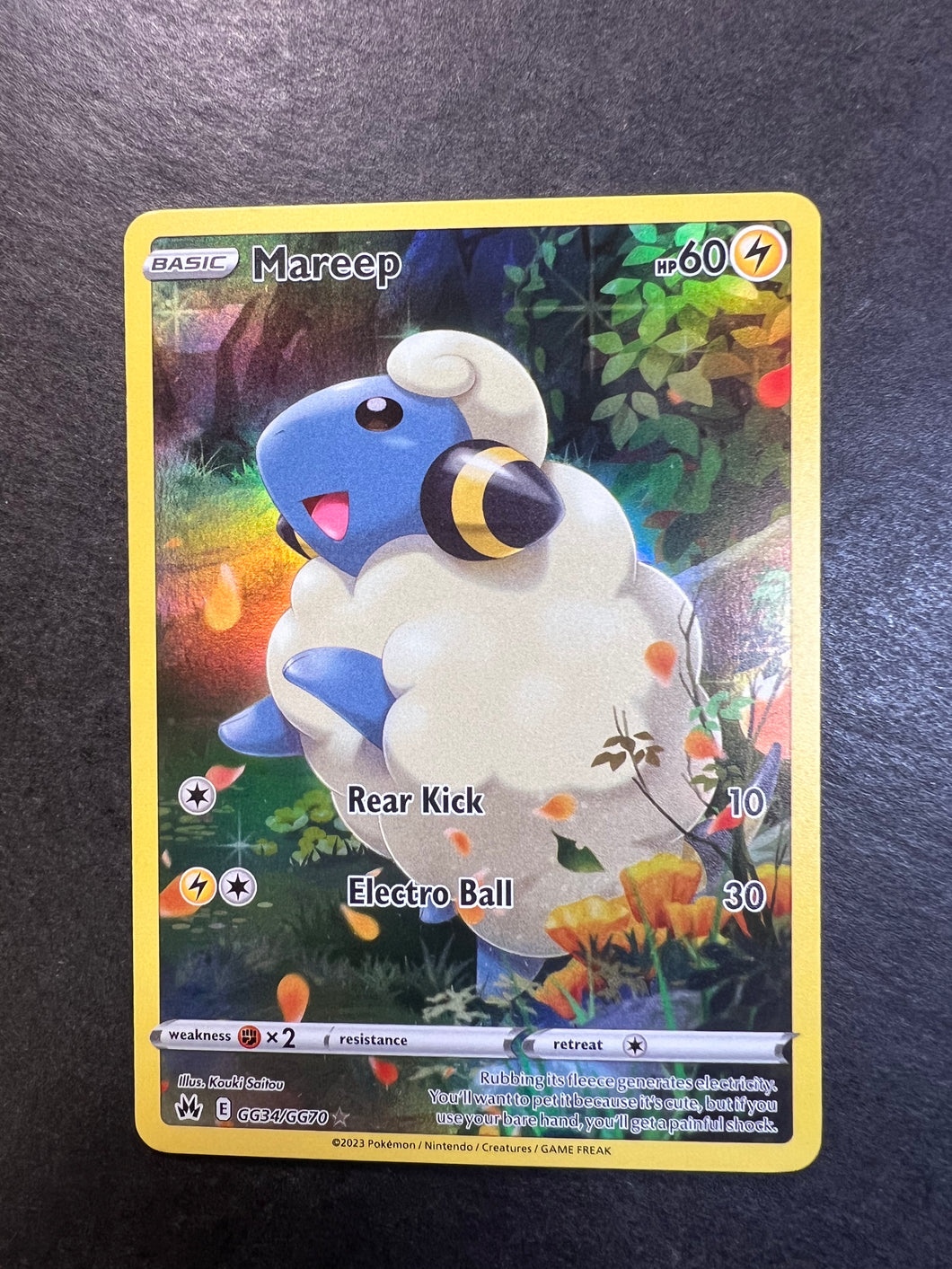 pokemon card mareep Mareep - GG34/GG70 Holo Ultra Rare